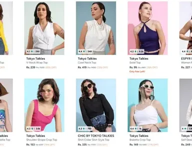 myntra upto 85 off on tokyo talkies clothing