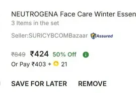 neutrogena skincare kit 424