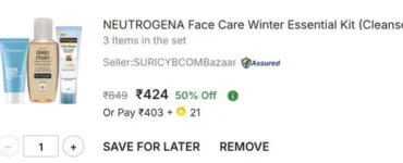 neutrogena skincare kit 424