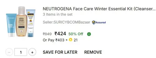neutrogena skincare kit 424