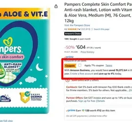 pampers comfort pant m 76 count 562