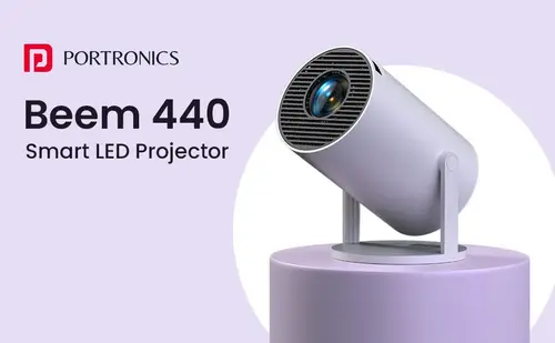 portronics beem 440 smart led projector 4999