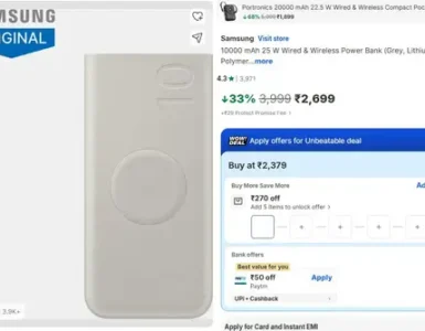 samsung 10000 mah 25 w powerbank 2699