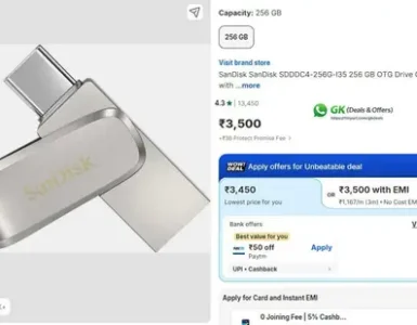 sandisk sdddc4 256gb otg drive 3500