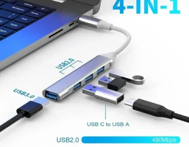 sounce 4 in 1 portable usb c hub type c to 4 usb a ports at 199