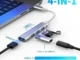 sounce 4 in 1 portable usb c hub type c to 4 usb a ports at 199
