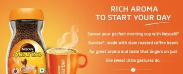 sunrise instant coffee powder 190gm 375