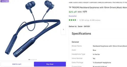 troops bluetooth neckband 171