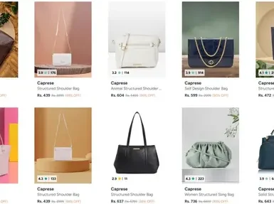 up to 89 off on caprese bags