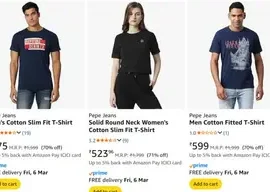 upto 80 off on pepe jeans clothing