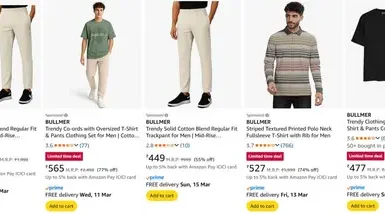 Upto 84% Off On Bullmer Clothing 3 upto 84 off on bullmer clothing