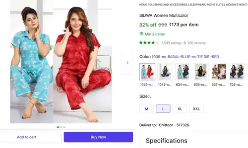 women night suit set 173