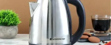 wonderchef crescent electric kettle 1800w with stainless steel