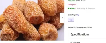 yellow dry dates 1kg 174