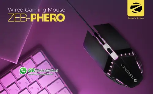 zebronics gaming mouse at 199