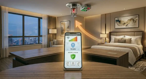 How to find hidden cameras in a hotel room with your phone 2 How to find hidden cameras Devices