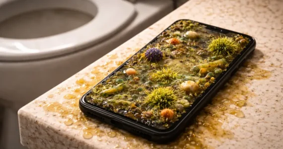 Your phone screen has more bacteria than a toilet seat