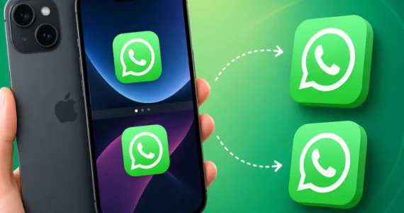 how to use two whatsapp accounts on one iphone