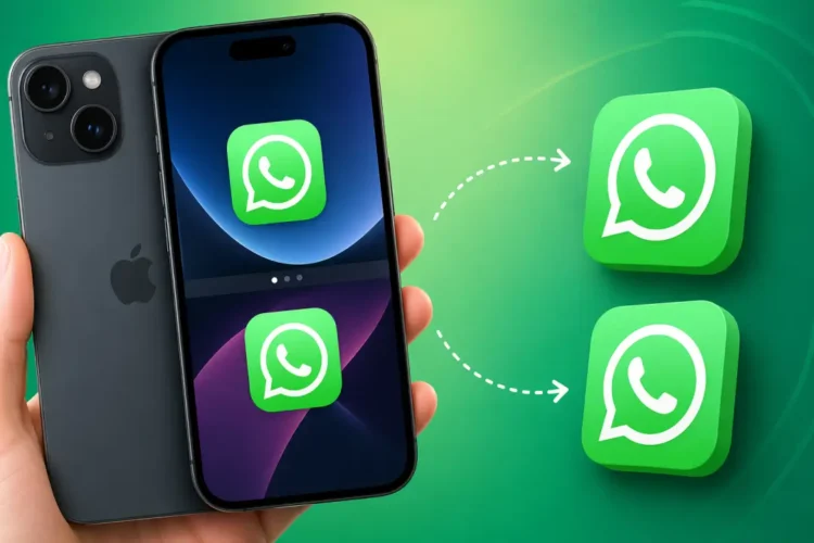 how to use two whatsapp accounts on one iphone